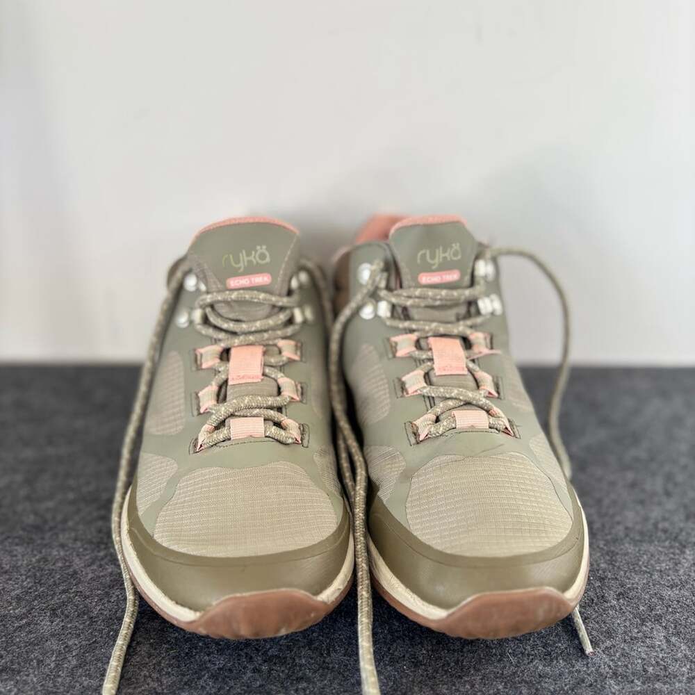 Ryka Echo Trek Size 6.5W Green Waterproof Hiking Boots